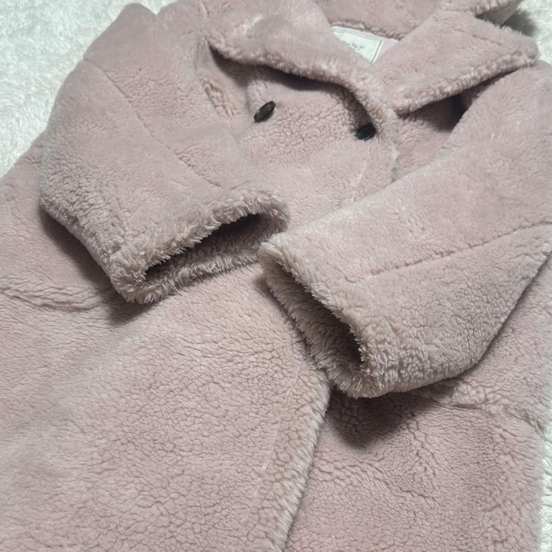 美品 Her lip to Fleur Shearling Boa Coat