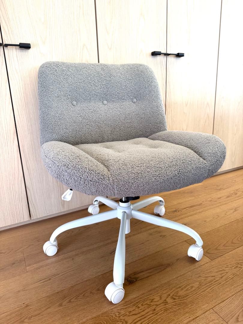 新品未使用　山善(YAMAZEN) あぐらチェア　ライトグレー