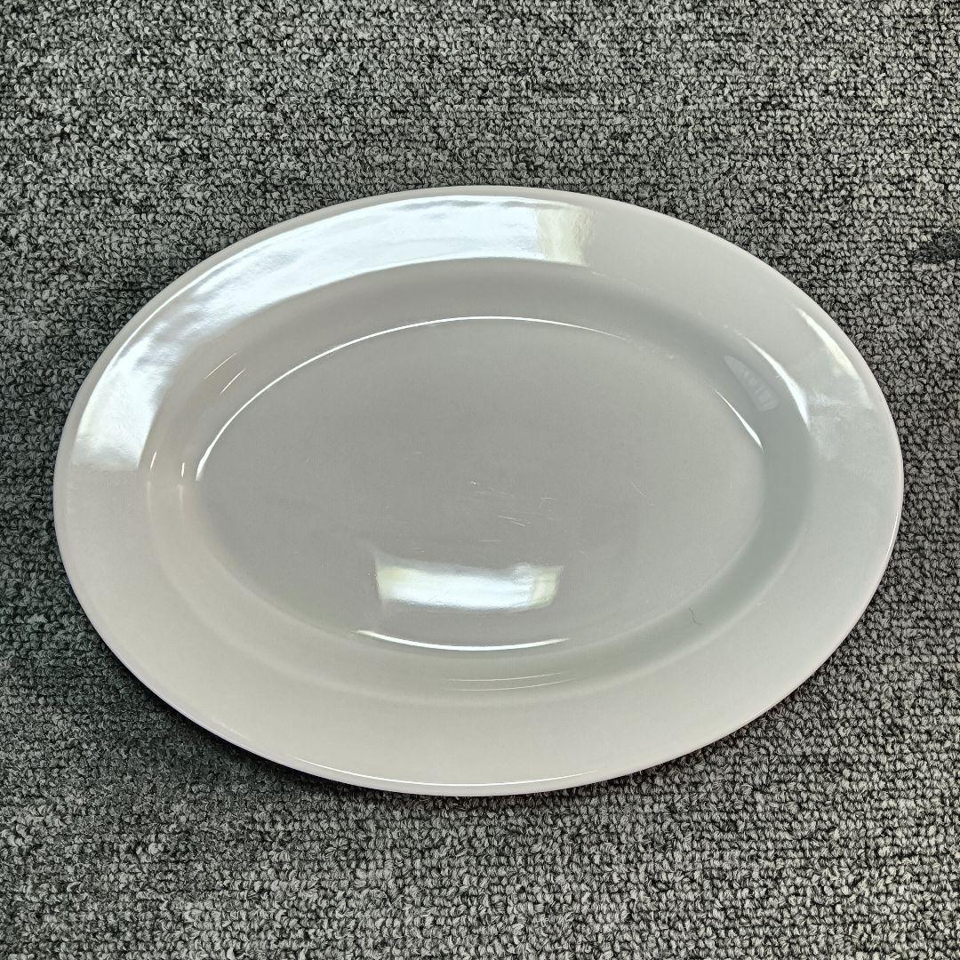 未使用 ホワイトオーバルプレート 9枚セット 倉庫保管品