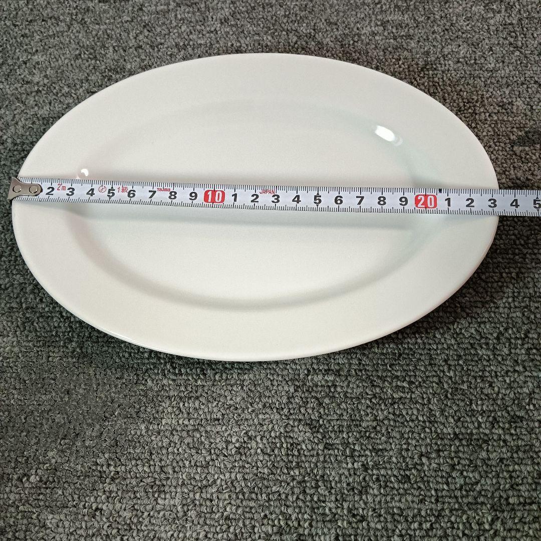 未使用 ホワイトオーバルプレート 9枚セット 倉庫保管品