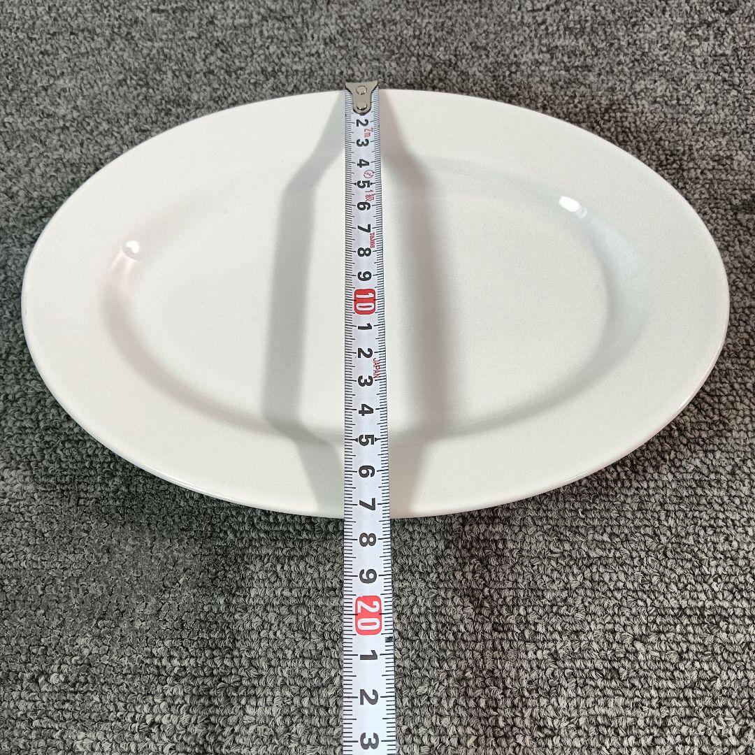 未使用 ホワイトオーバルプレート 9枚セット 倉庫保管品