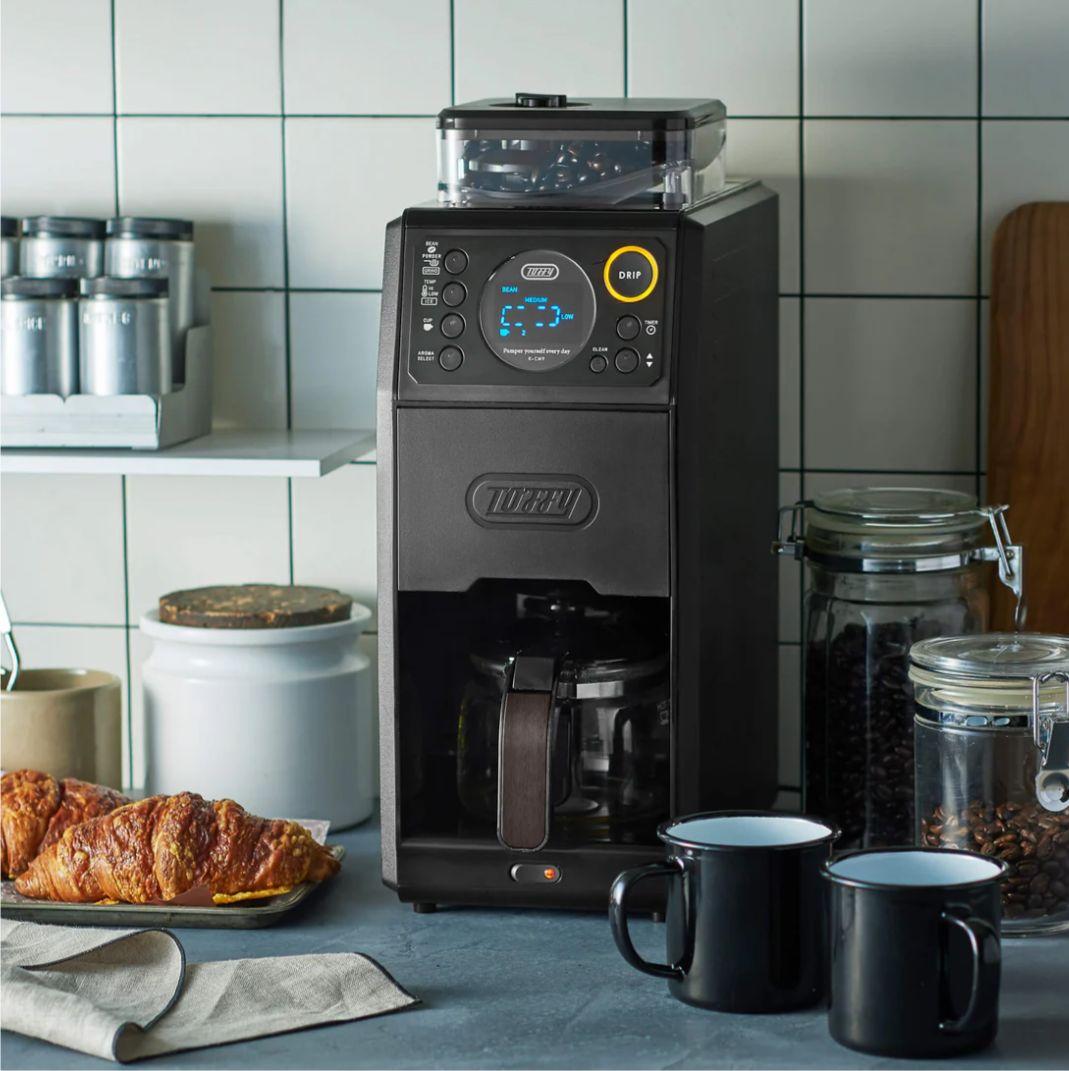 全自動ミル付カスタムドリップ式コーヒーメーカーToffy k-cm9