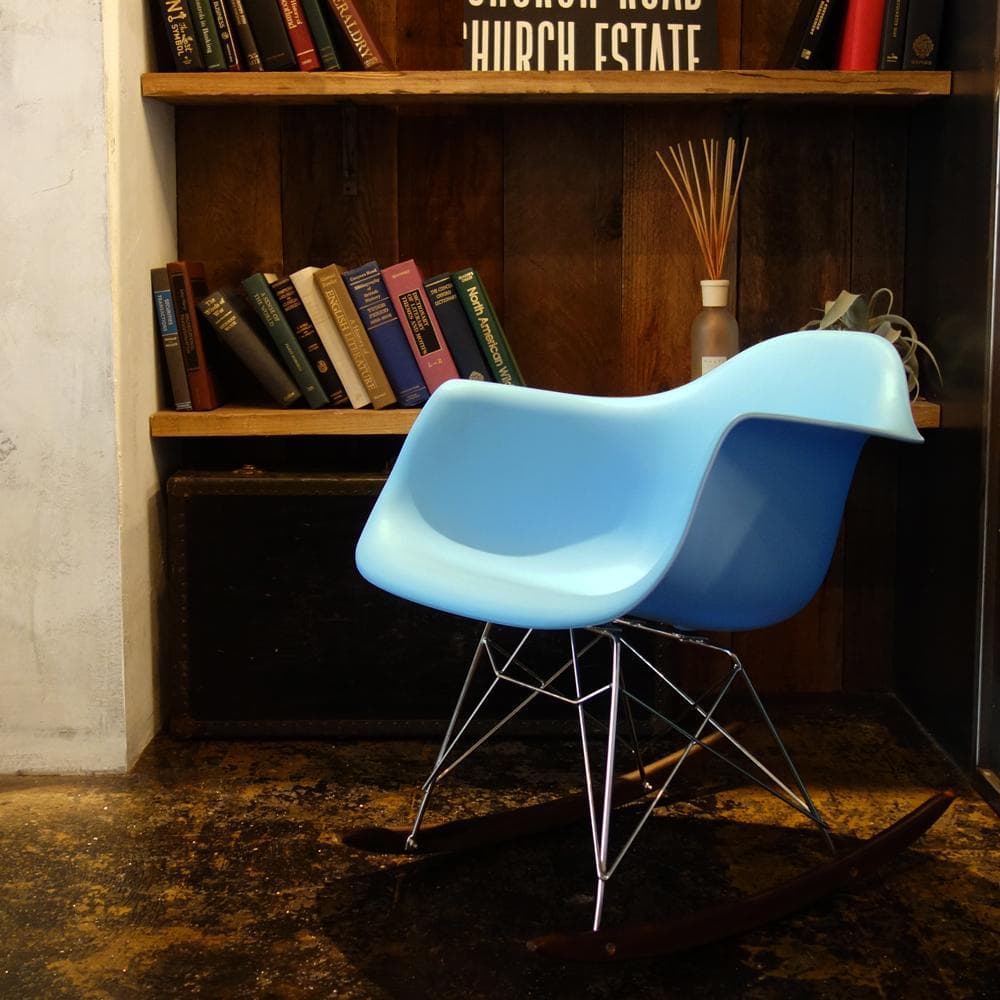 イームズ RAR シェルチェアー イス 椅子 Eames スカイブルー/BR
