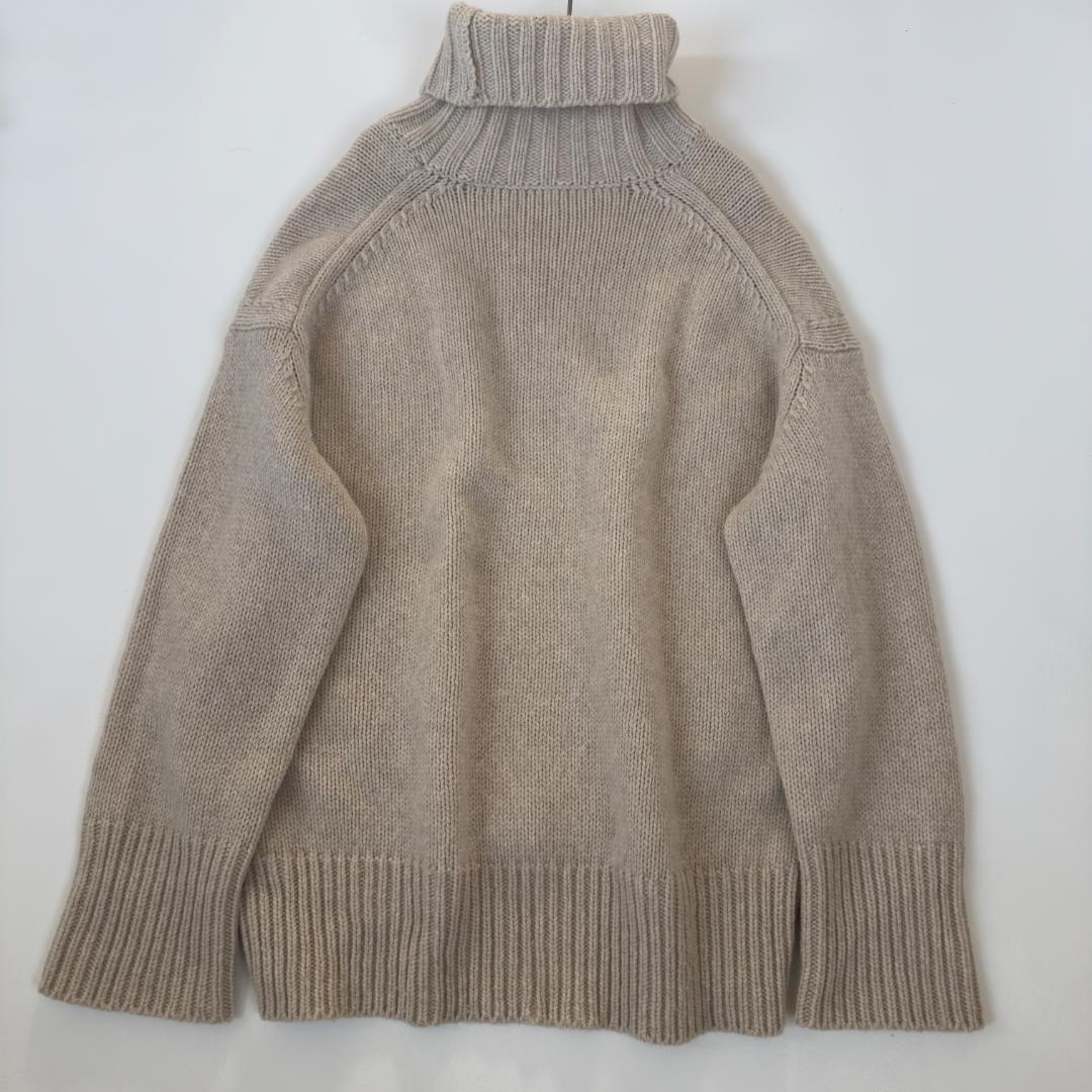 GALERIE VIE ファインウール タートルネックプルオーバー