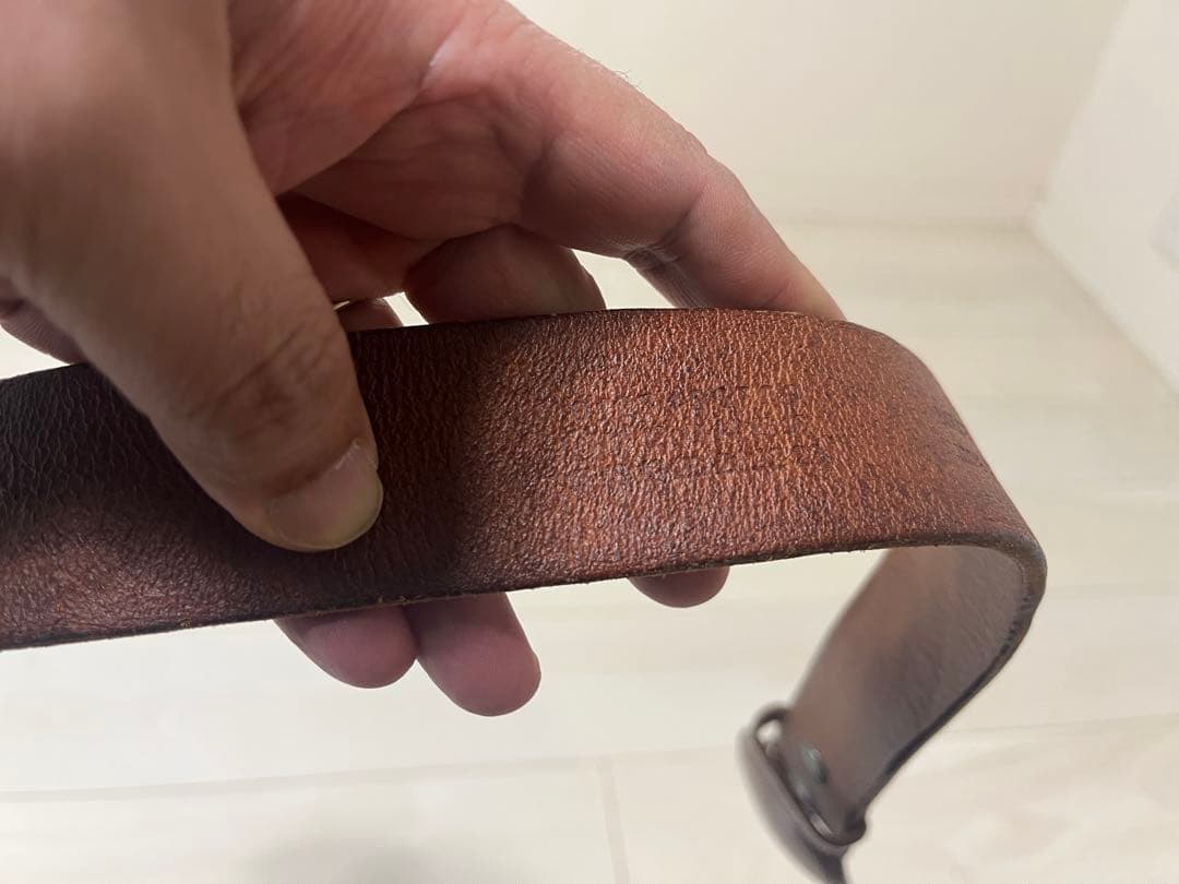 マルタンマルジェラ　レザーバックルベルト