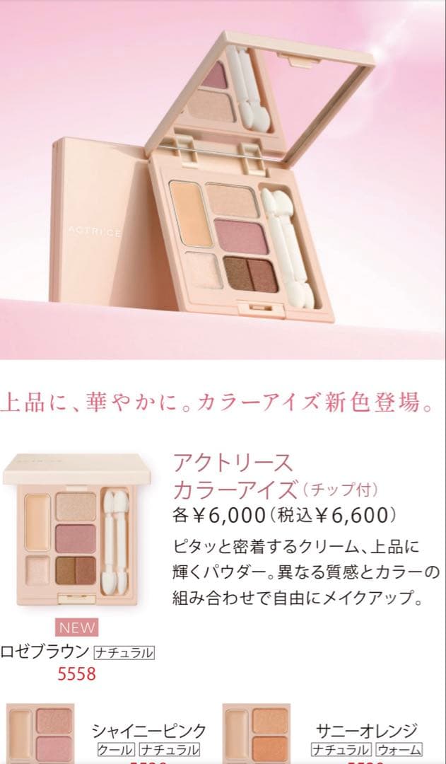 ノエビア アクトリース メイクアップキット25春