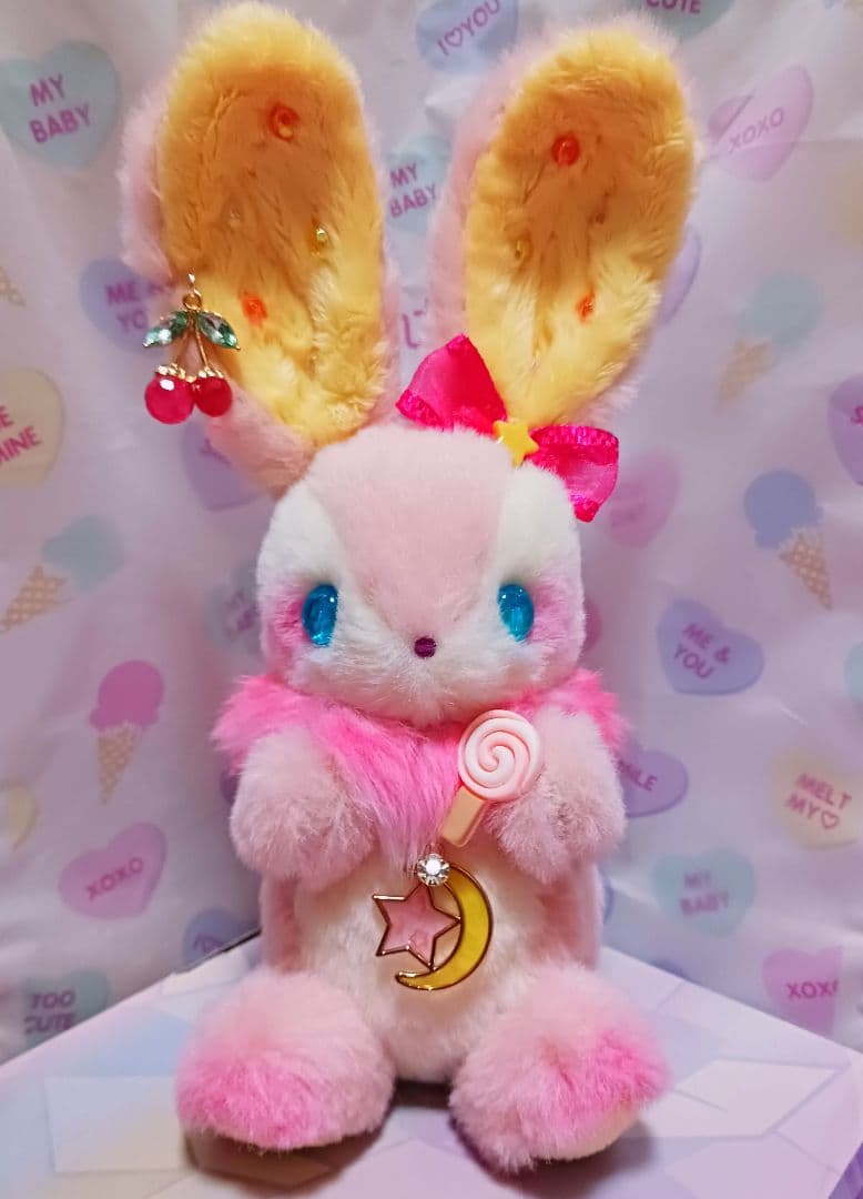 ユメミルBunny(スウィート)　ハンドメイド　ぬいぐるみ