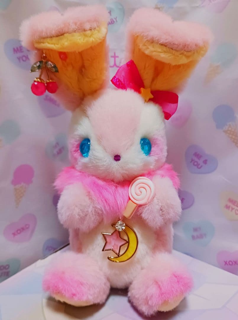 ユメミルBunny(スウィート)　ハンドメイド　ぬいぐるみ