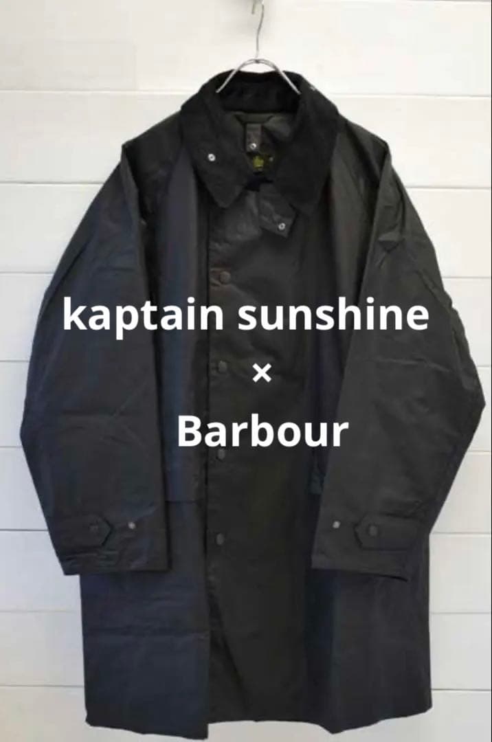 Kaptain Sunshine × Barbour 3/4 Coat 36