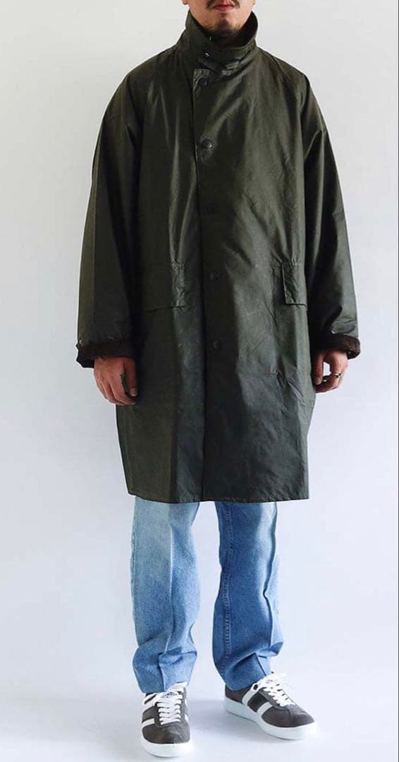 Kaptain Sunshine × Barbour 3/4 Coat 36
