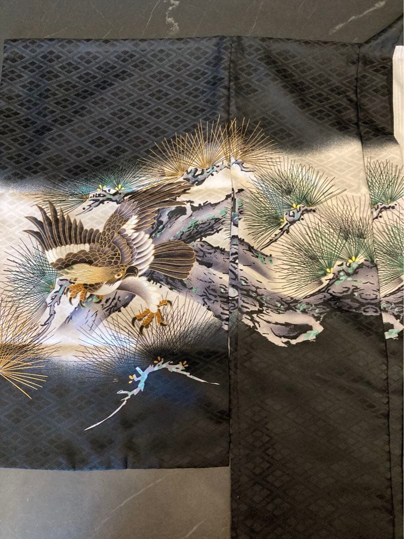 saa七五三　5歳男児着物セット　鷲