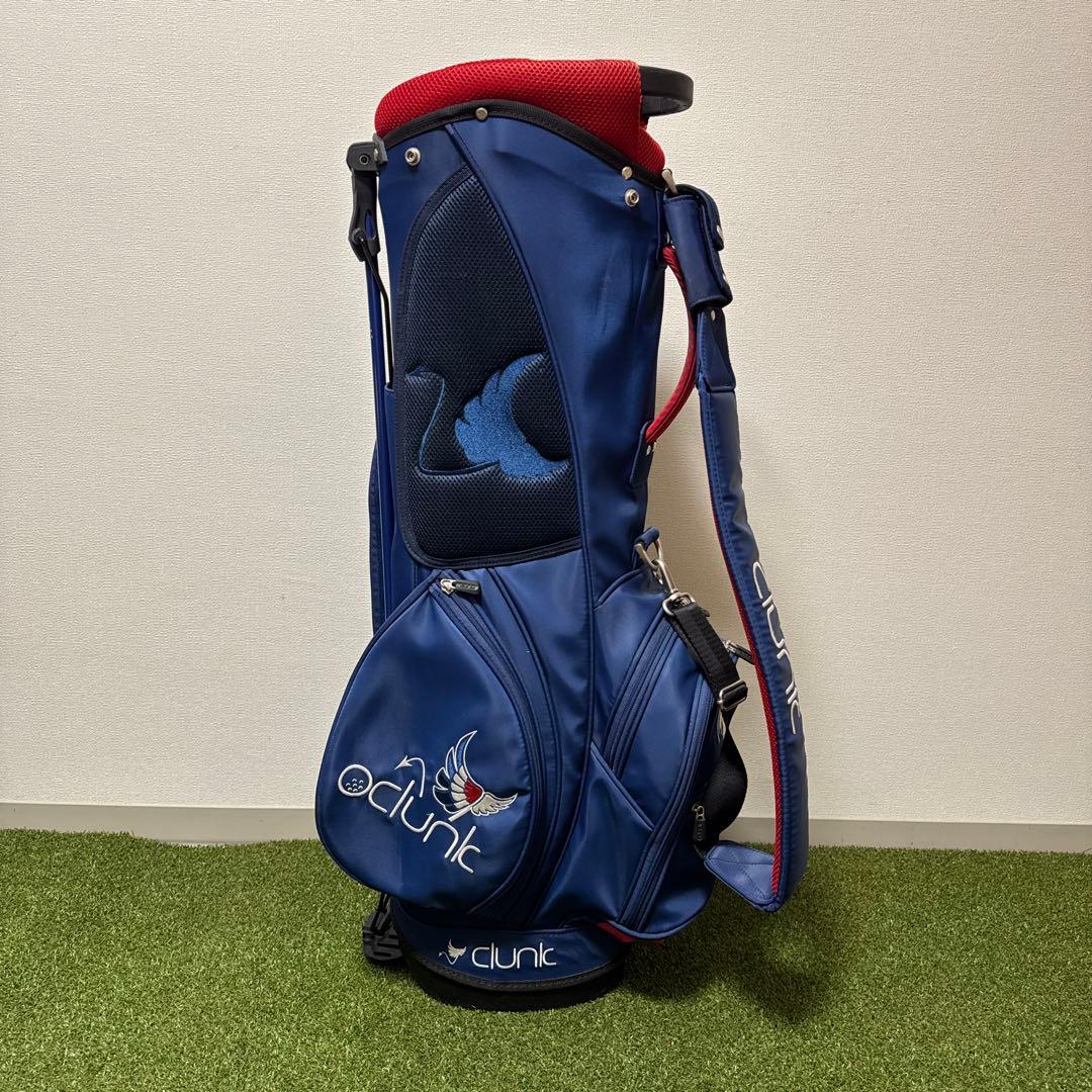 clunk クランク スタンド式 キャディバッグ 撥水 9型