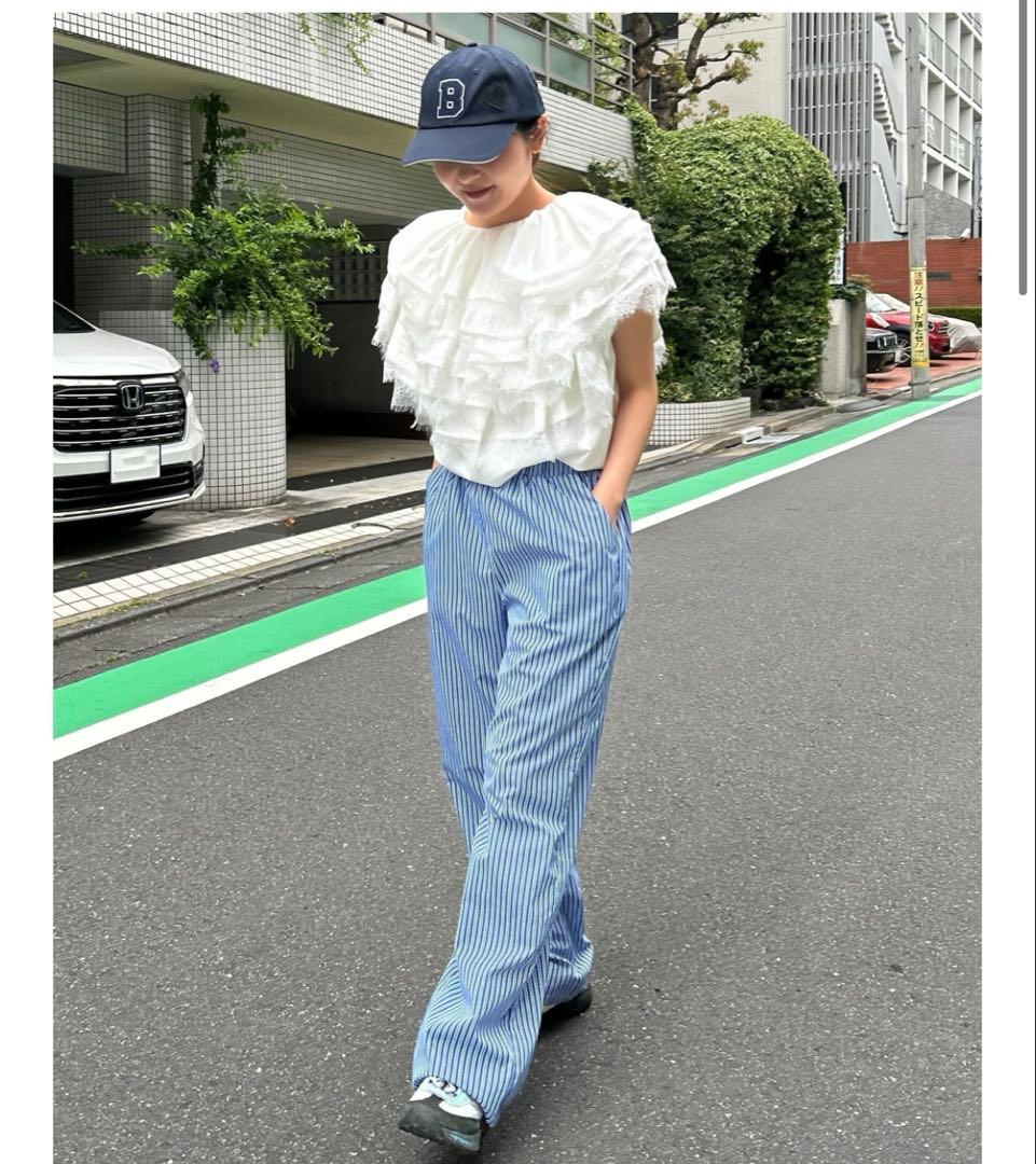 新品タグ付 bibiy. COLENNE CAMI TOP フリル ホワイト