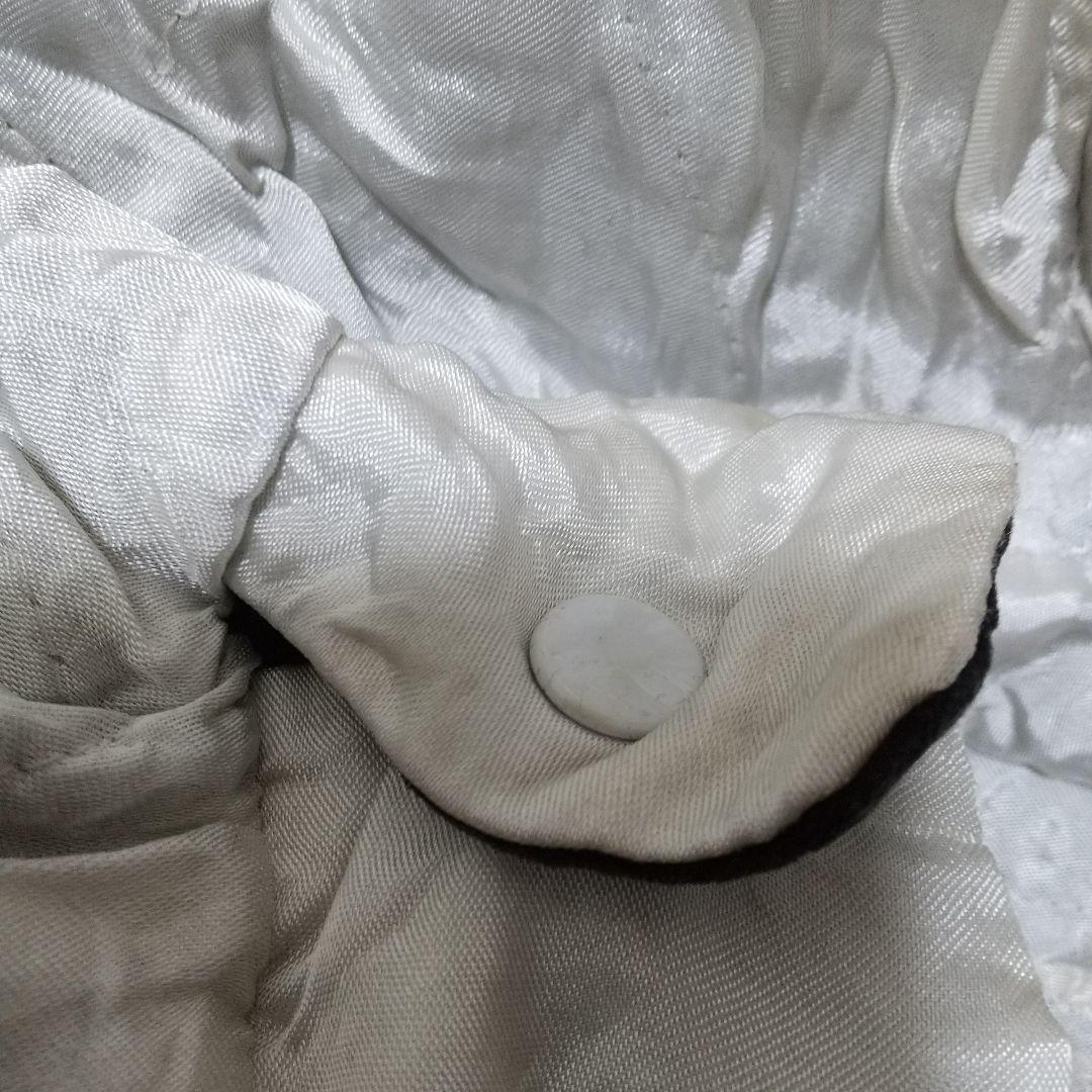 別珍 沖縄 刺繍スカジャン 黒