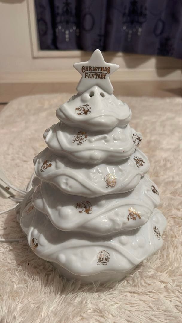 激レアDisney RESORT 1989年 メリークリスマスランプ