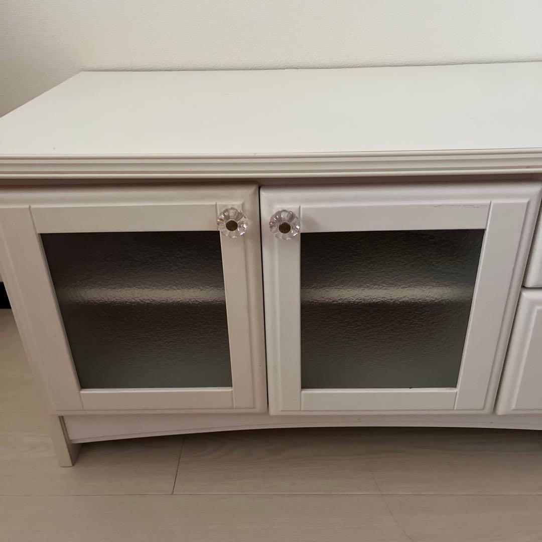 ホワイト テレビボード 姫系