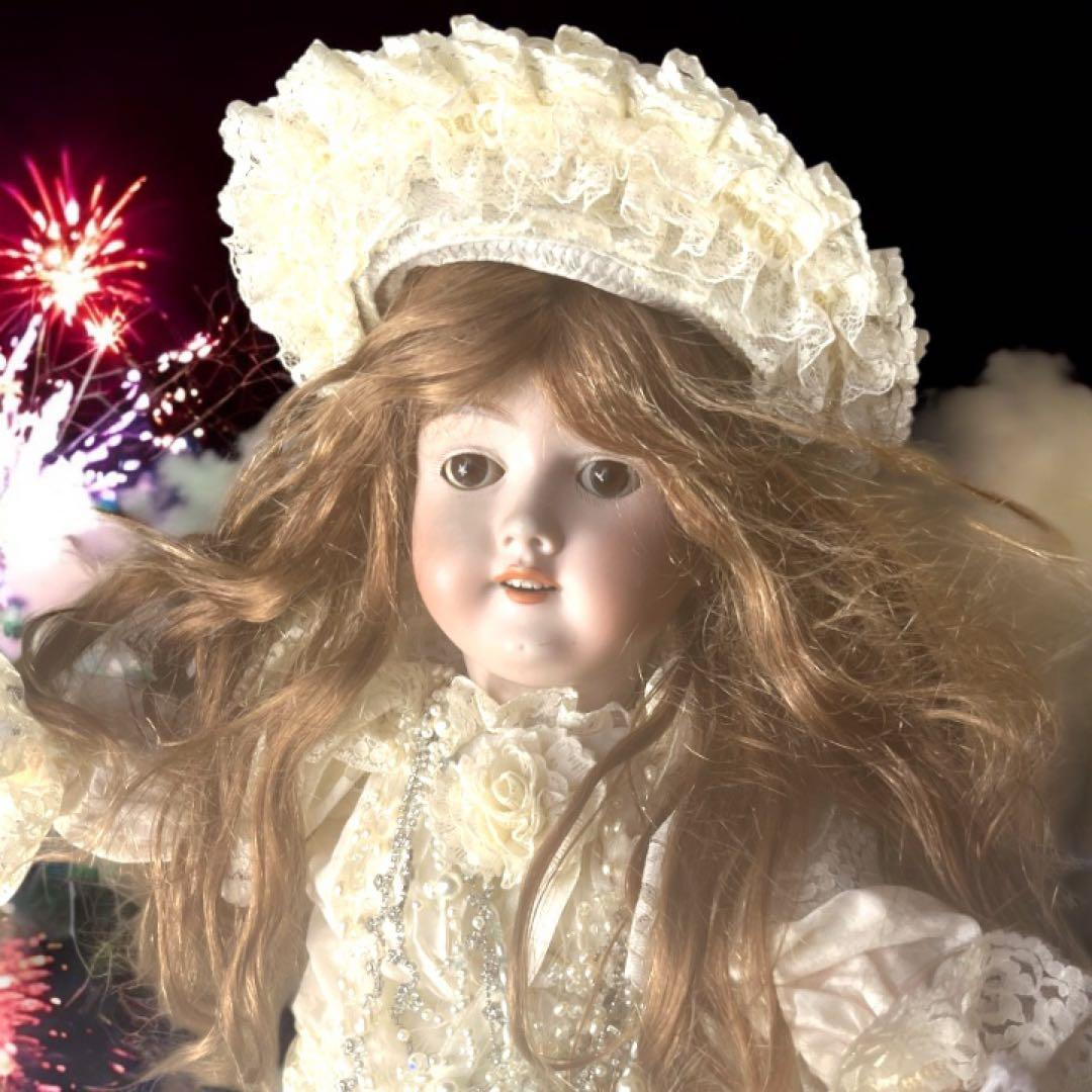 アンティーク ビスクドール ハインリッヒ ハンドベルグ シモン ハルビック 花火