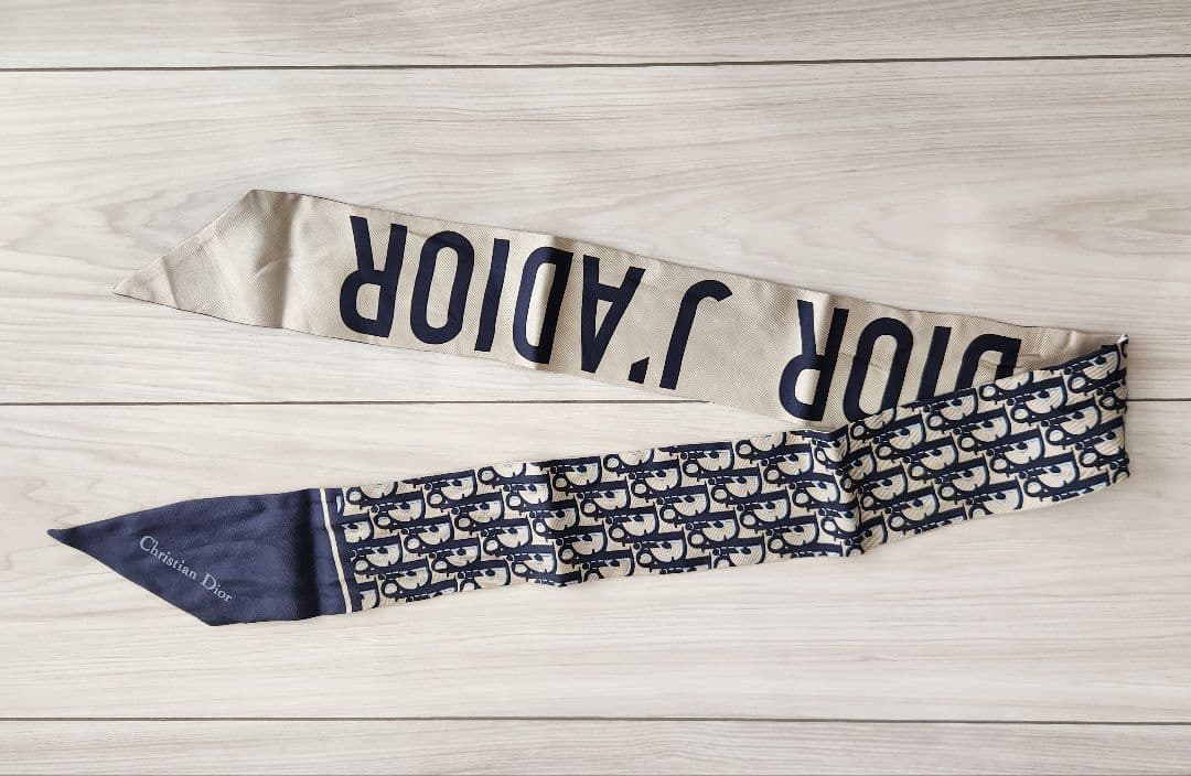 Christian Dior ディオール スカーフ ミッツァ ロゴ