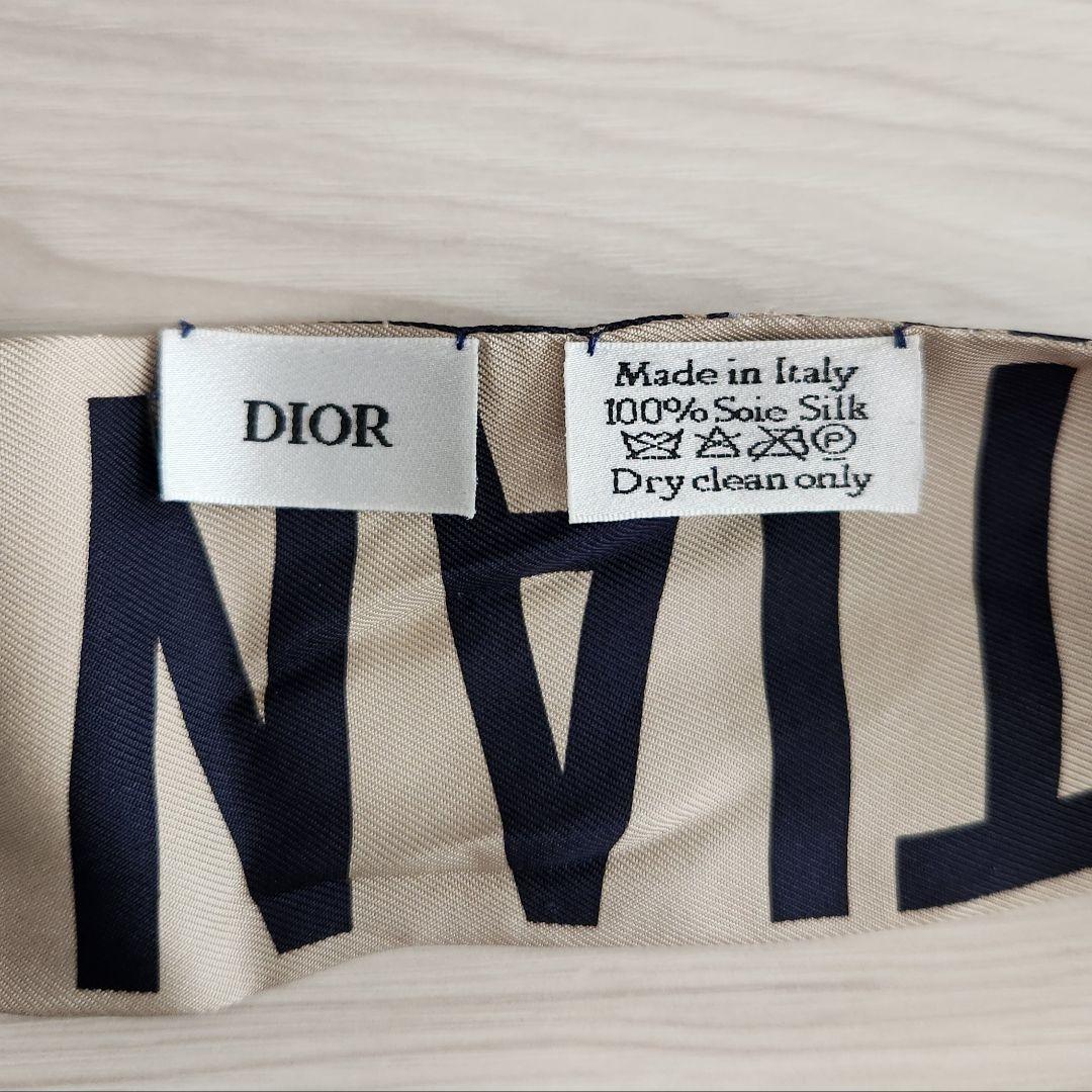 Christian Dior ディオール スカーフ ミッツァ ロゴ