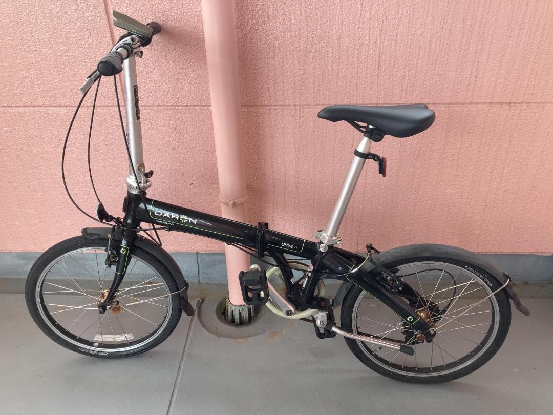 【訳あり】DAHON「Vybe D7-2017モデル」黒　折りたたみ自転車