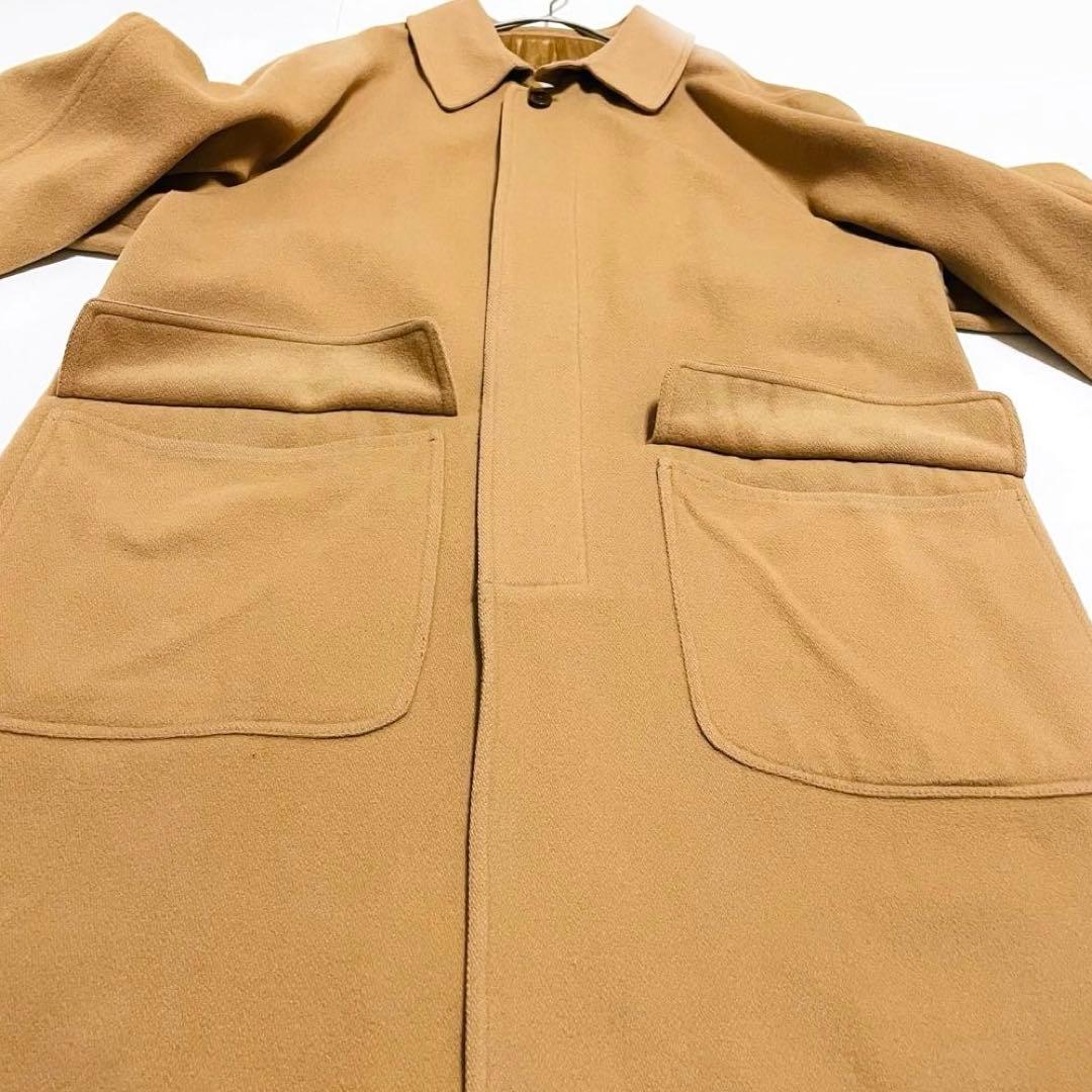 Aquascutum 英国製 ウールコート比翼 ステンカラー アクアスキュータム