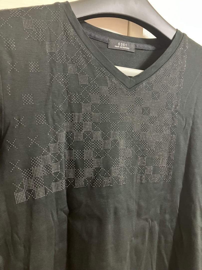 5351 長袖カットソー（スタッズ/無地） ４枚セット　サイズM