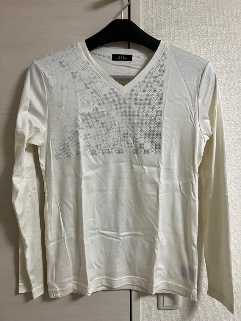 5351 長袖カットソー（スタッズ/無地） ４枚セット　サイズM