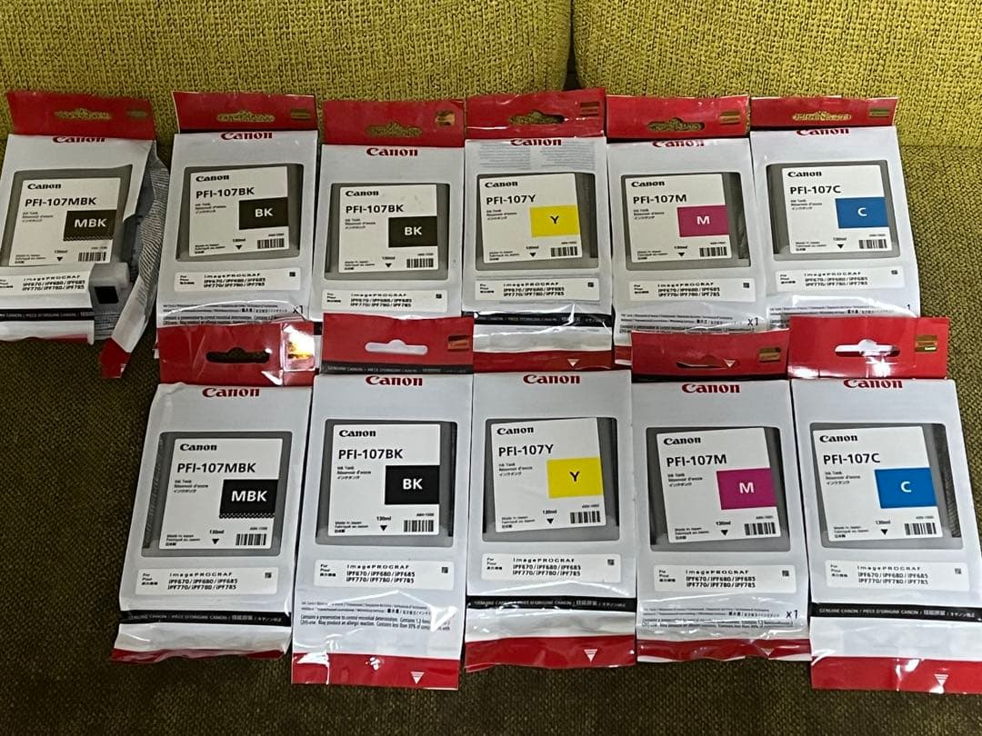 Canon PFI-107インクタンク11個セット