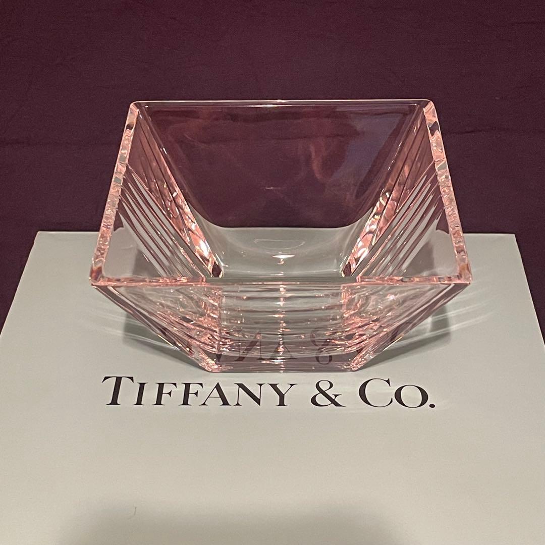 ティファニー　Tiffany クリスタル 角皿