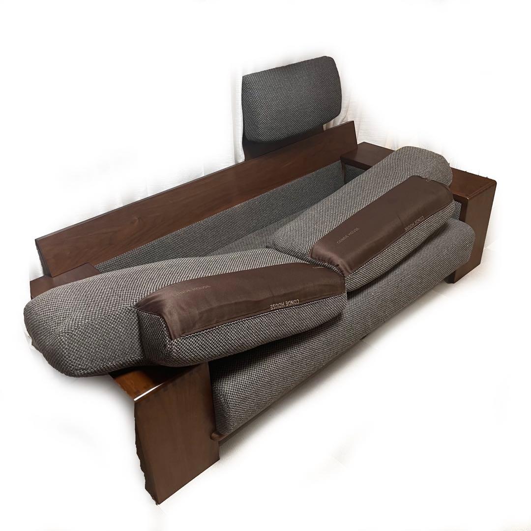 カンディハウス ボルス 2人掛けソファ（オプションのヘッドレスト付き）