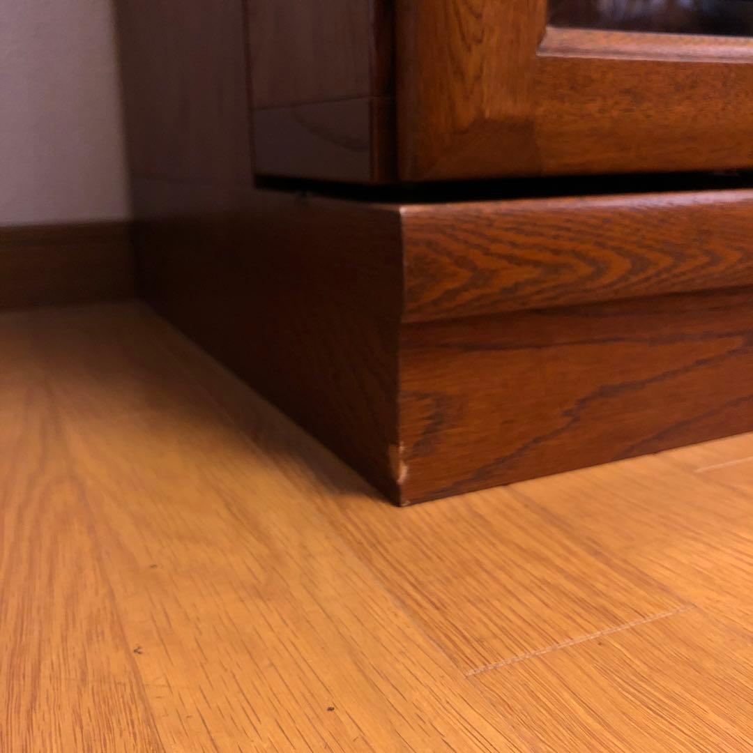 木製　本棚　スライド式