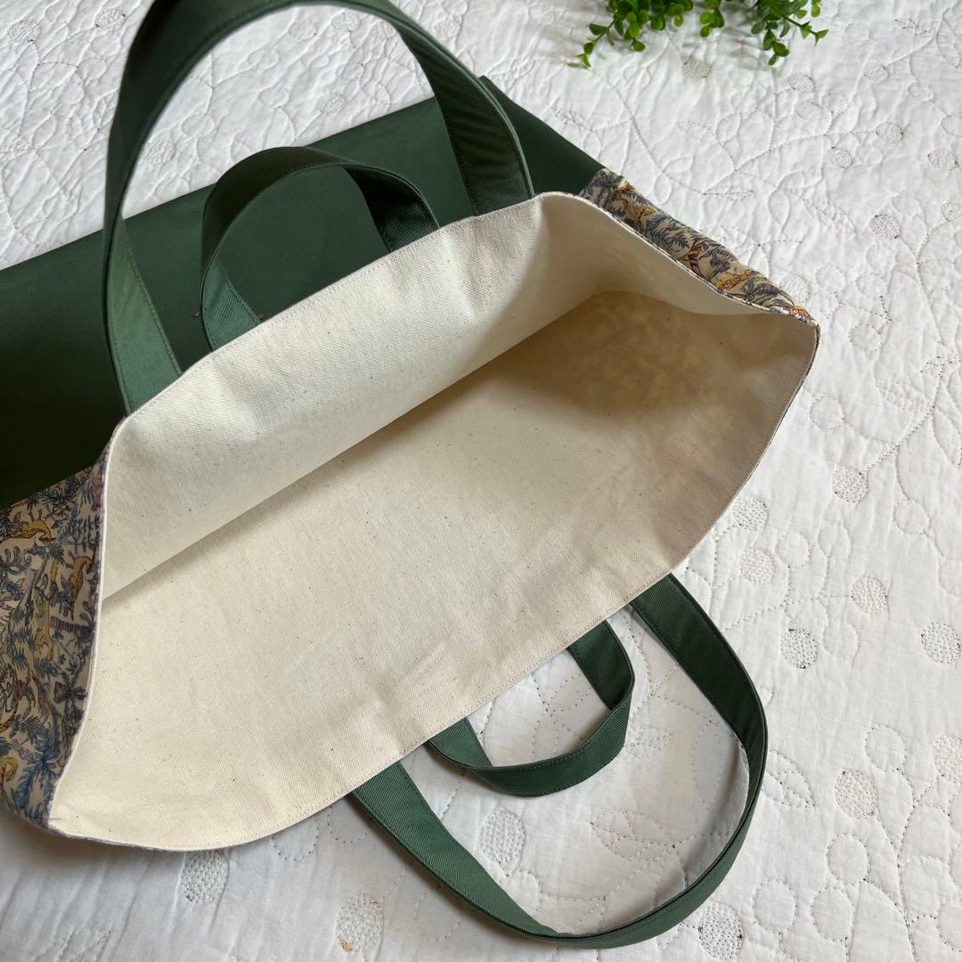 リバティ　ランブルアンドロアー　ループ付き　絵本袋　ナップサック　上靴袋　3点