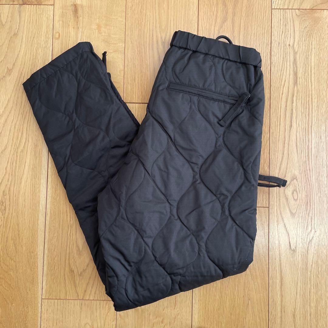 新品未使用 TAION タイオン ミリタリーライン キルティングダウンパンツ S