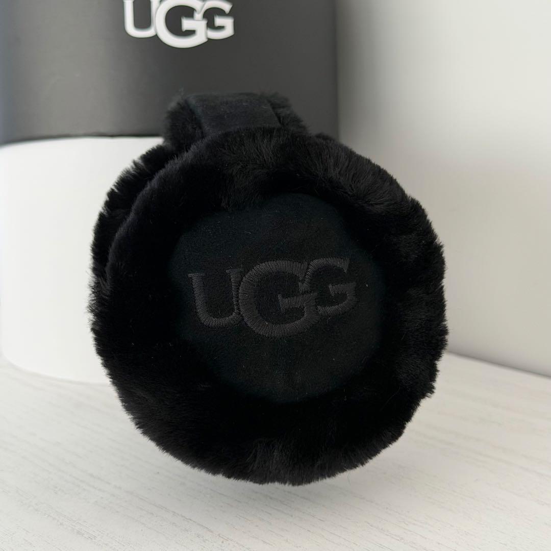 【UGG】ロゴ刺繍＊イヤーマフ＊ブラック＊新品未使用