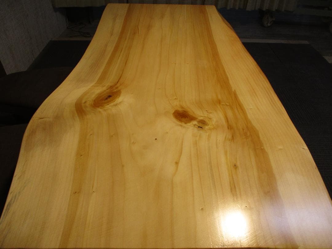 # 1391■　専用　銀杏　イチョウ　テーブル　　ダイニング　座卓　一枚板