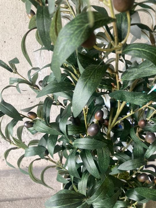 光触媒　人工観葉植物　ウォールグリーン　フェイクグリーン　オリーブ100tp