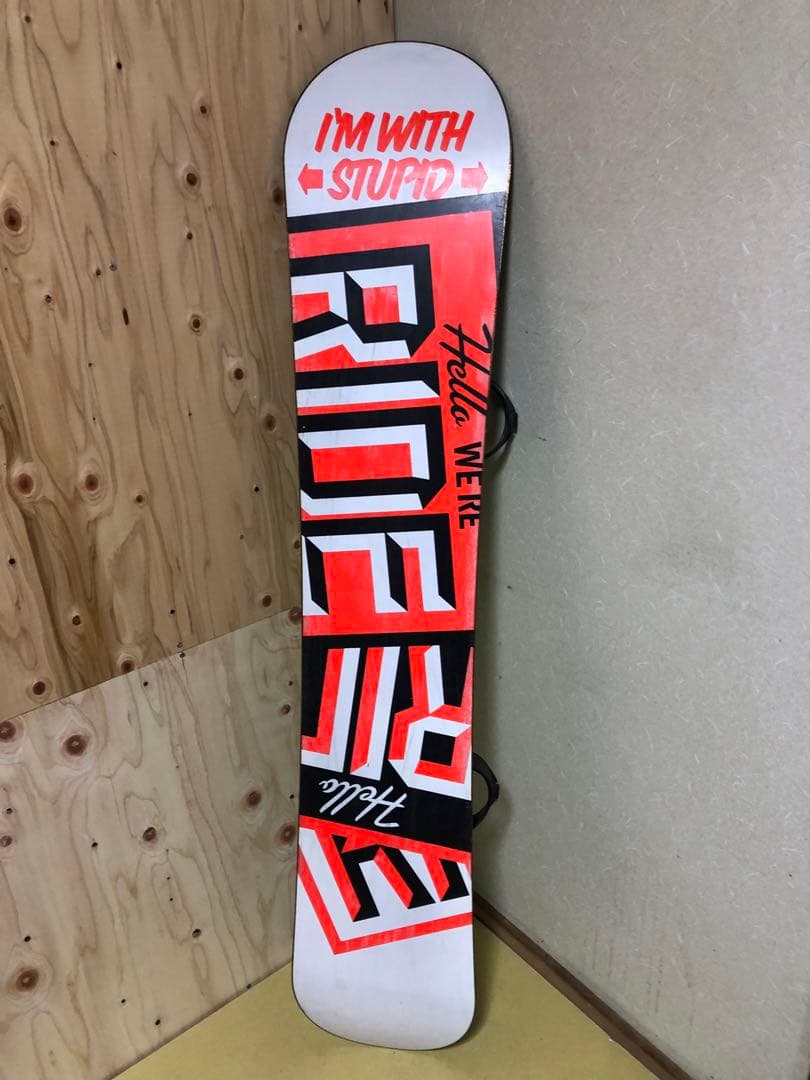 最終値引き　RIDEクラッシュスノーボードビンディングセット
