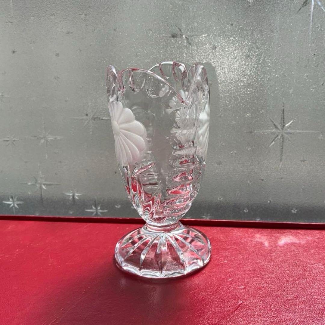バカラ ジャポニズム 向日葵　花瓶　フラワーベース　アンティーク作品