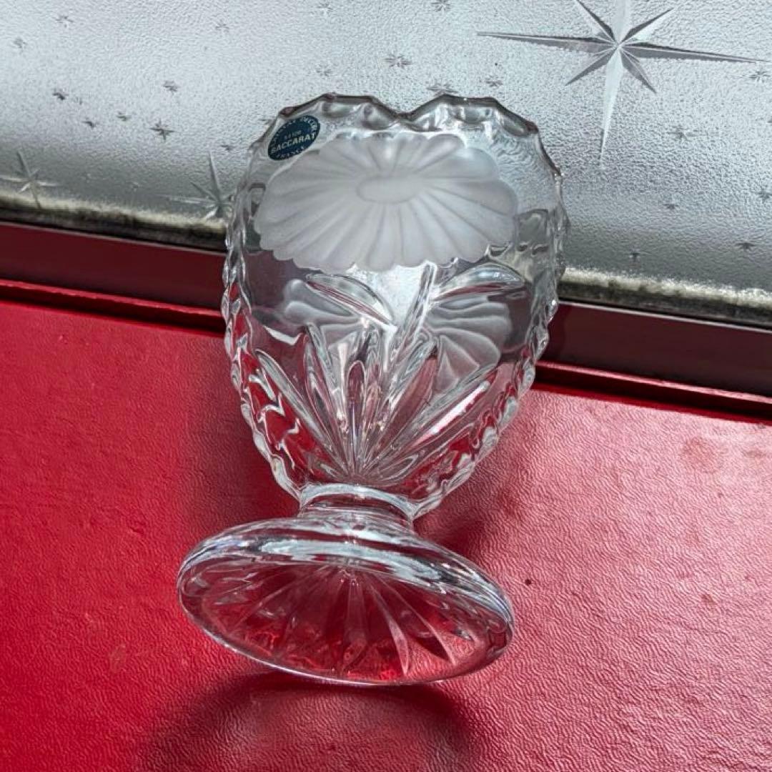 バカラ ジャポニズム 向日葵　花瓶　フラワーベース　アンティーク作品