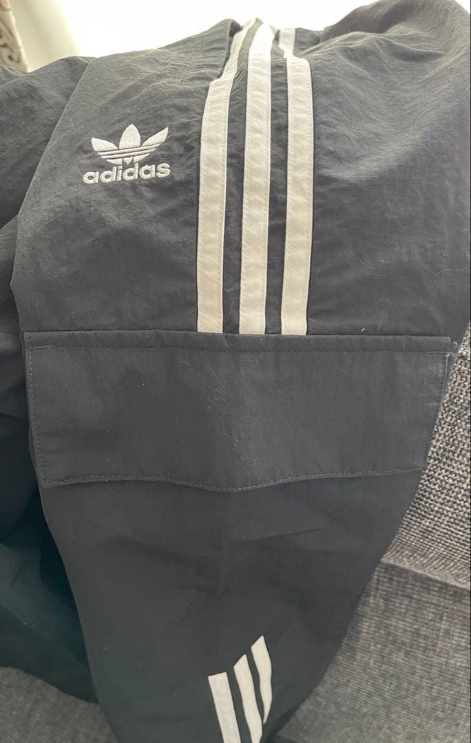 adidas ストライプデザイン パンツ 2XL ブラック