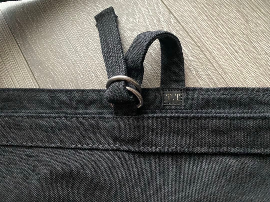 T.T newsboybag LOT.004 サイズ大 Black taiga