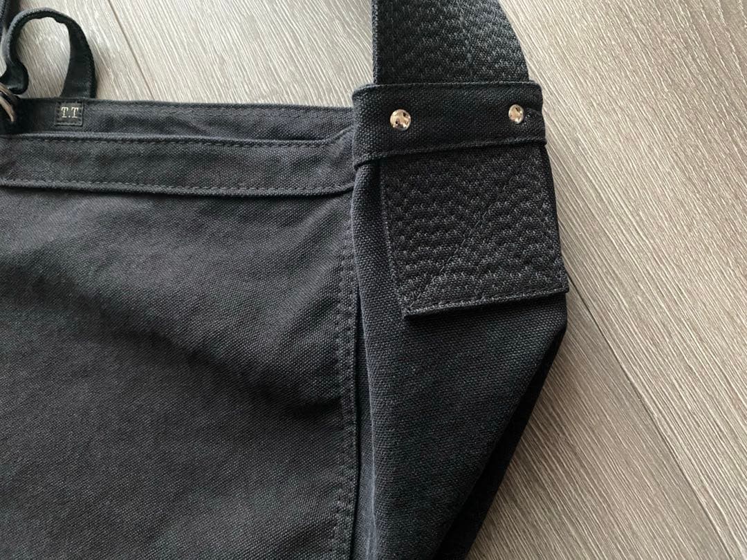 T.T newsboybag LOT.004 サイズ大 Black taiga
