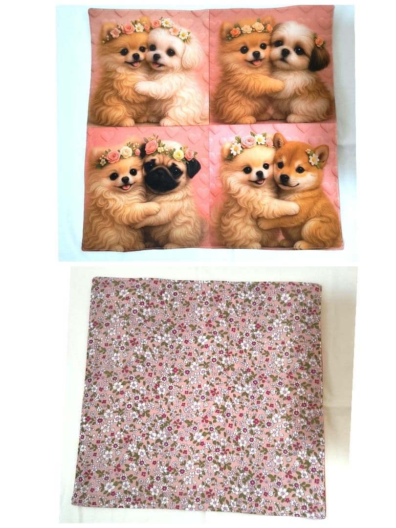 Yourelia様】ハンドメイドオーダー★犬猫★ポーチ&巾着&ハンカチ10点