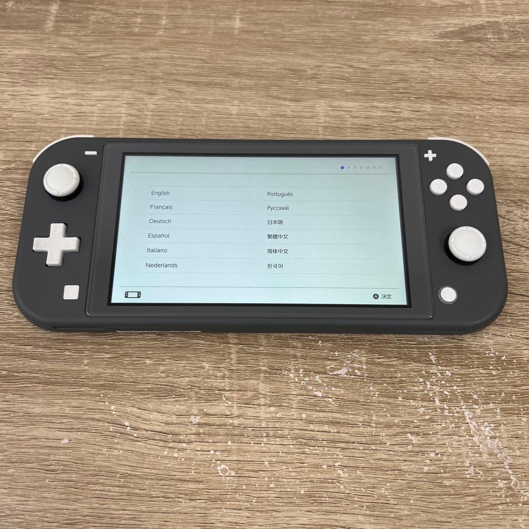 Nintendo Switch liteグレー本体(充電器付き)