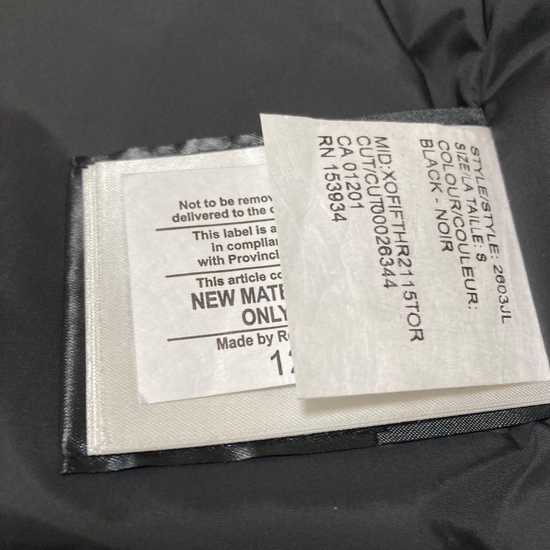 大人気 美品 カナダグース ダウンコート ブロンテ S リアルファー ブラック