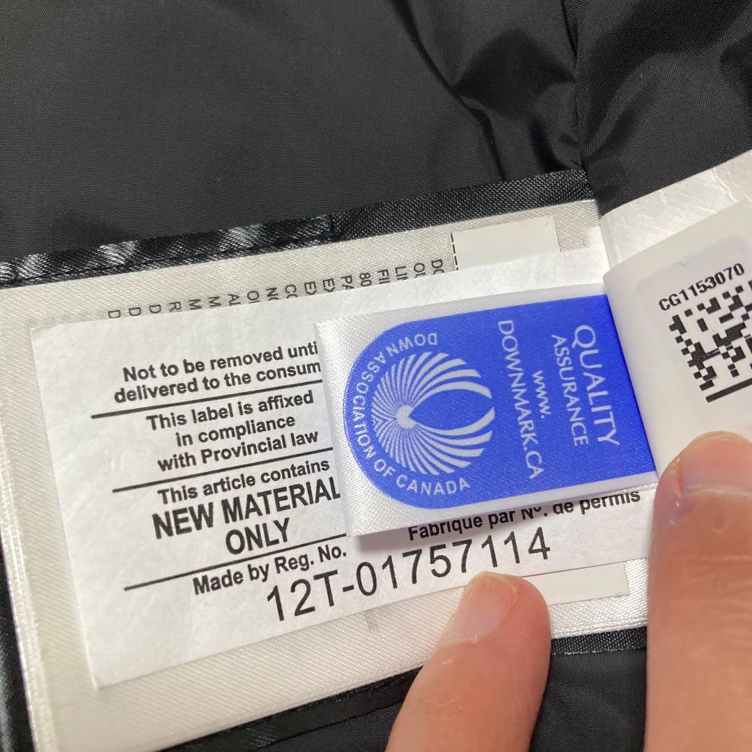 大人気 美品 カナダグース ダウンコート ブロンテ S リアルファー ブラック