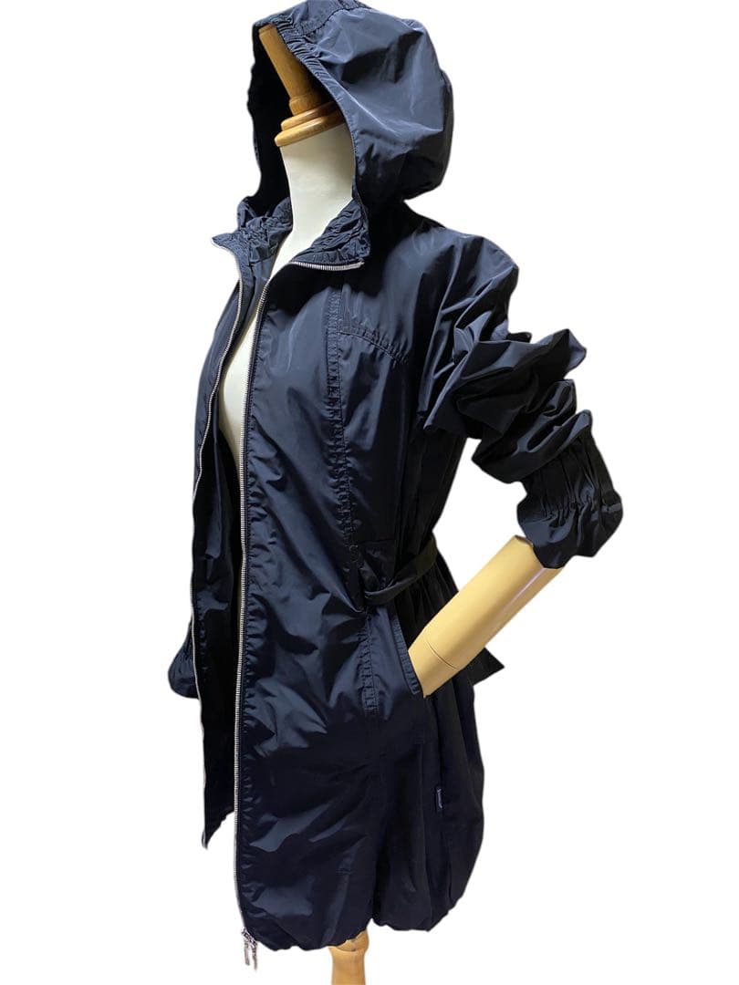 最終値下げ！＊MONCLER モンクレール ＊ウエストリボンナイロンコート