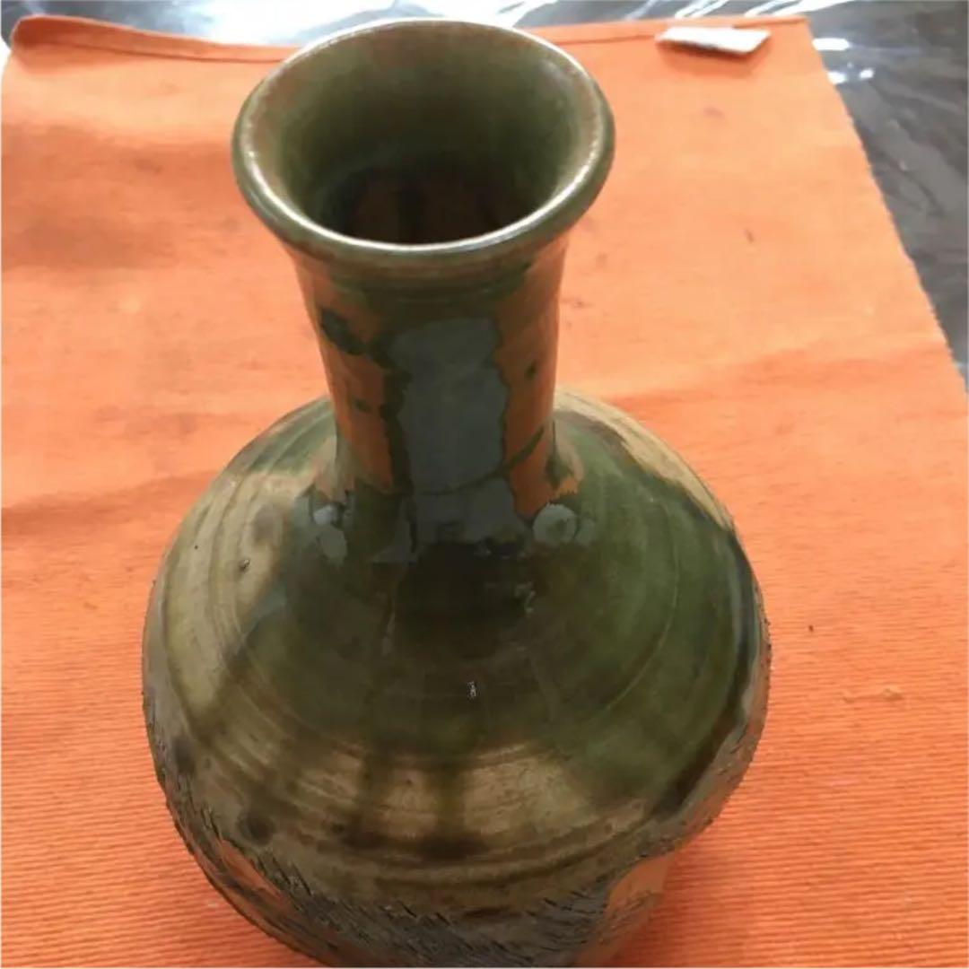 美濃焼 花瓶 安藤百利行作