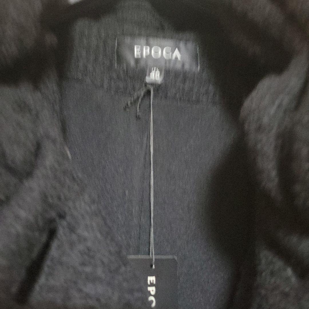 タグ付きEPOCAウールニットロングコート