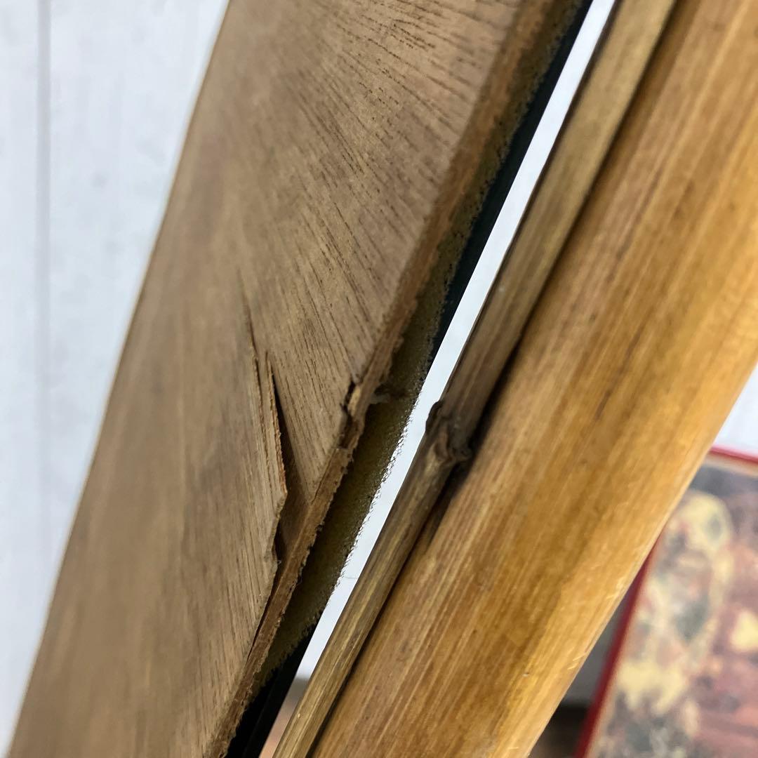 A-1 昭和レトロ ラタンスタンドミラー 姿見 傘立て 物掛け 古家具